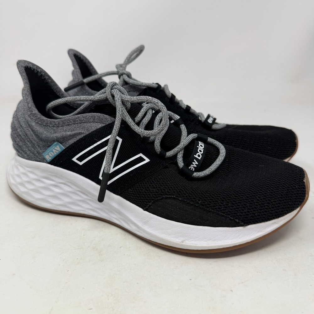 New Balance Sneaker Womens 8 Fresh Foam Roav Black WROAVTK EUC
